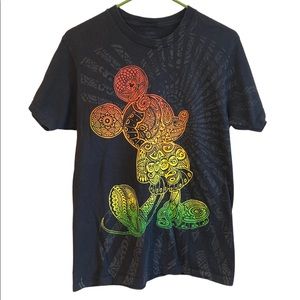 DISNEY Mickey Rasta Tshirt M
